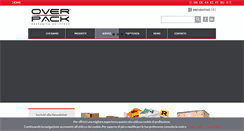 Desktop Screenshot of overpack.it