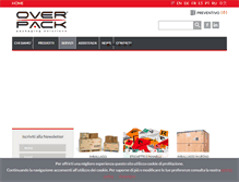 Tablet Screenshot of overpack.it